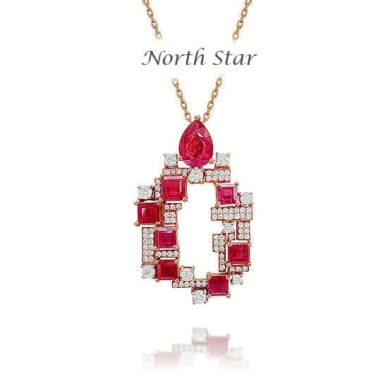 Ruby And Diamond Necklace