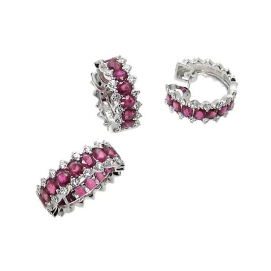 Ruby Jewelry Set