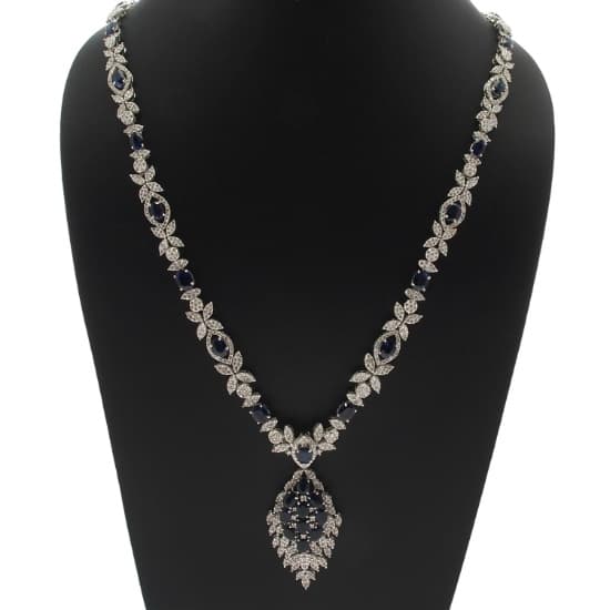 Sapphire Gold Necklace