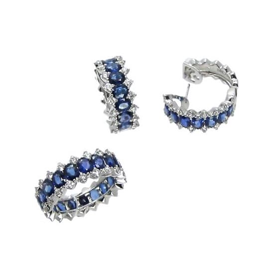 Sapphire Jewelry Set