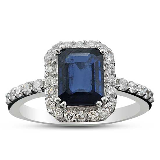 Sapphire and Diamond Ring
