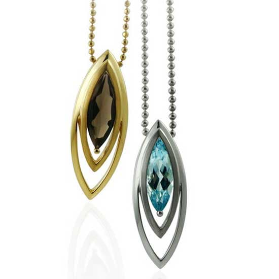 Semi-Precious Pendant Set
