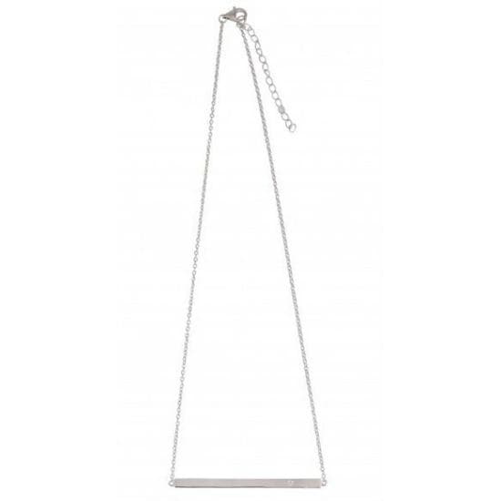 Silver Bar Necklace