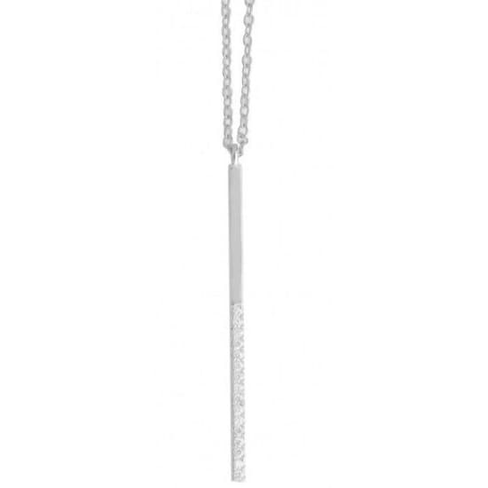Silver Bar Necklace