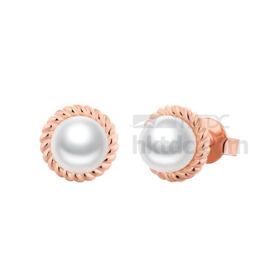 Silver Earring with Pearl