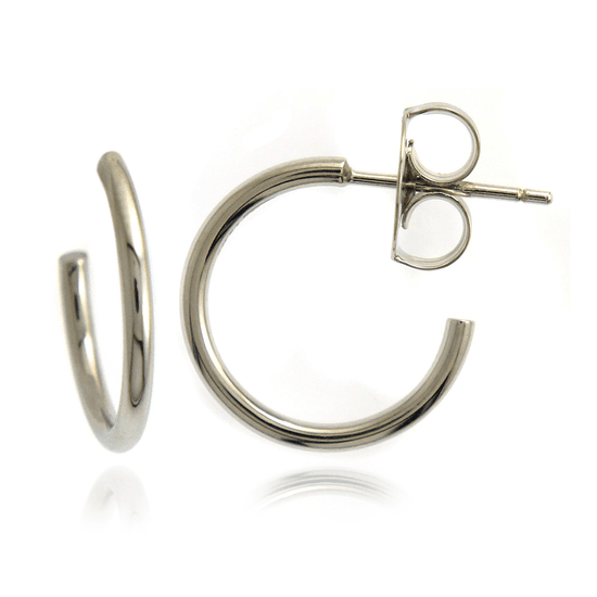 Silver Hoop Earrings