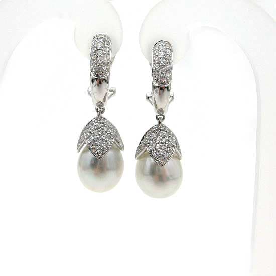 Silver Pearl Earring