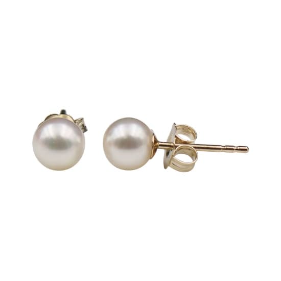 Silver Pearl Earring