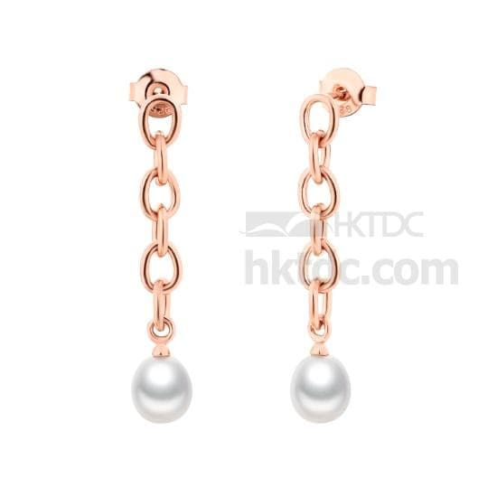 Silver Pearl Earrings