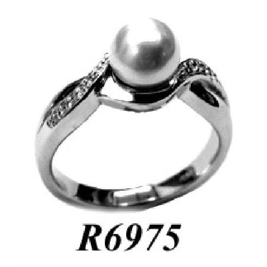 Silver Pearl Ring R6975