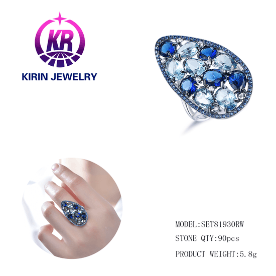 Sterling Silver Set Ring 