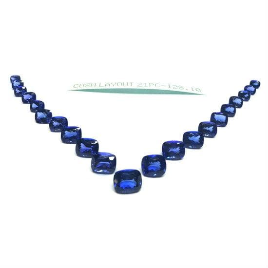 Tanzanite Cushion Layout