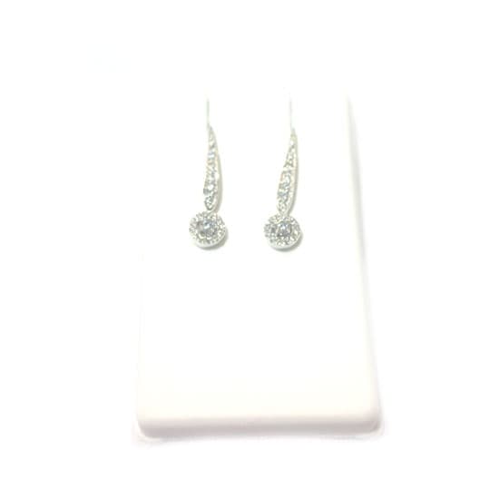 White Gold Earring