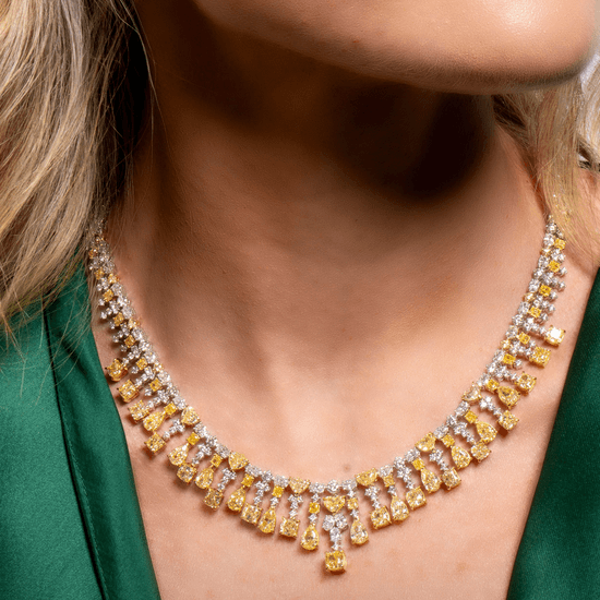 Yellow Diamond Necklace