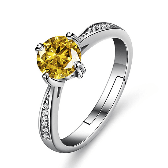 Yellow Diamond Ring