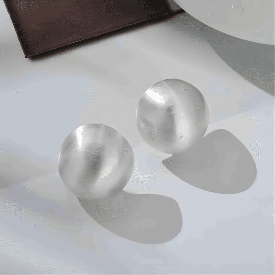 silver earrings
