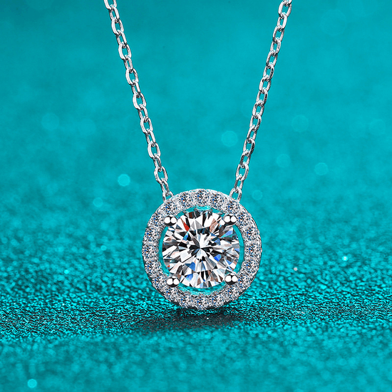 silver necklace